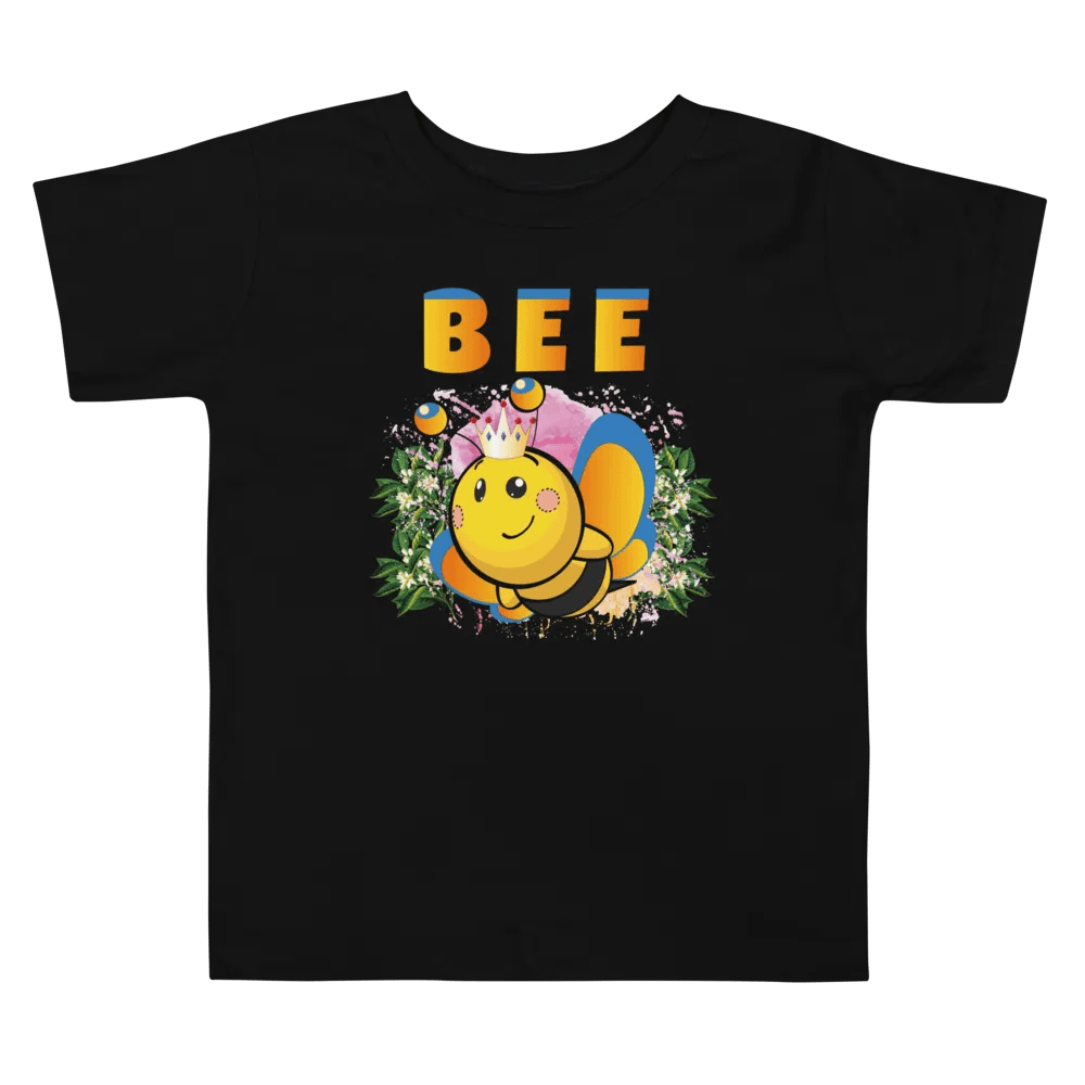 Cute Queen Bee Colorful Lovely T-Shirt-Funny Gift for Boys & Girls product image (4)