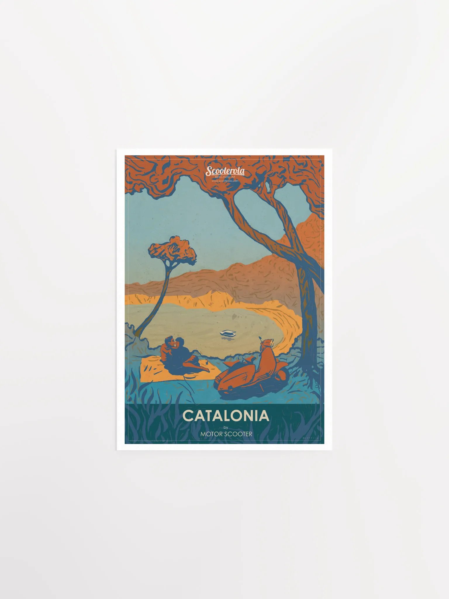 SC180216 Catalonia by Motor Scooter Poster product image (1)