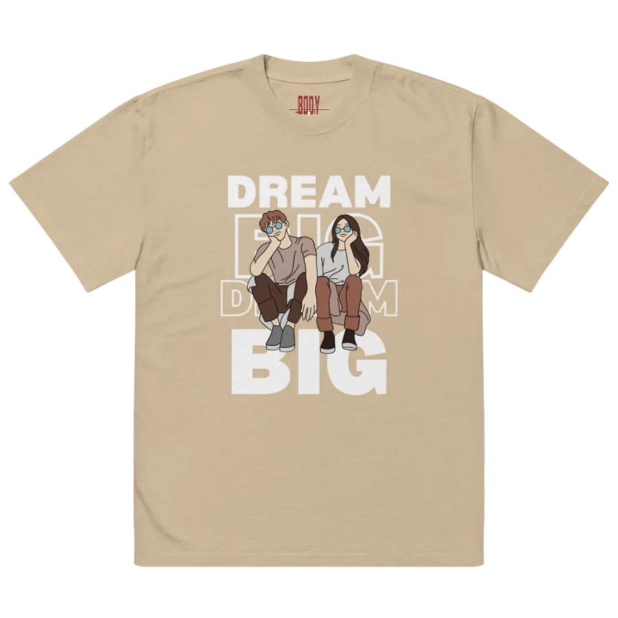 Dream big dream oversized t-shirt product image (3)