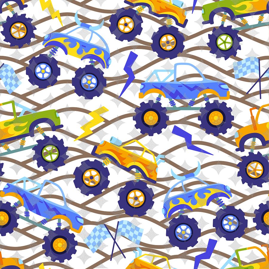 Lightening Road Seamless Pattern product image (1)