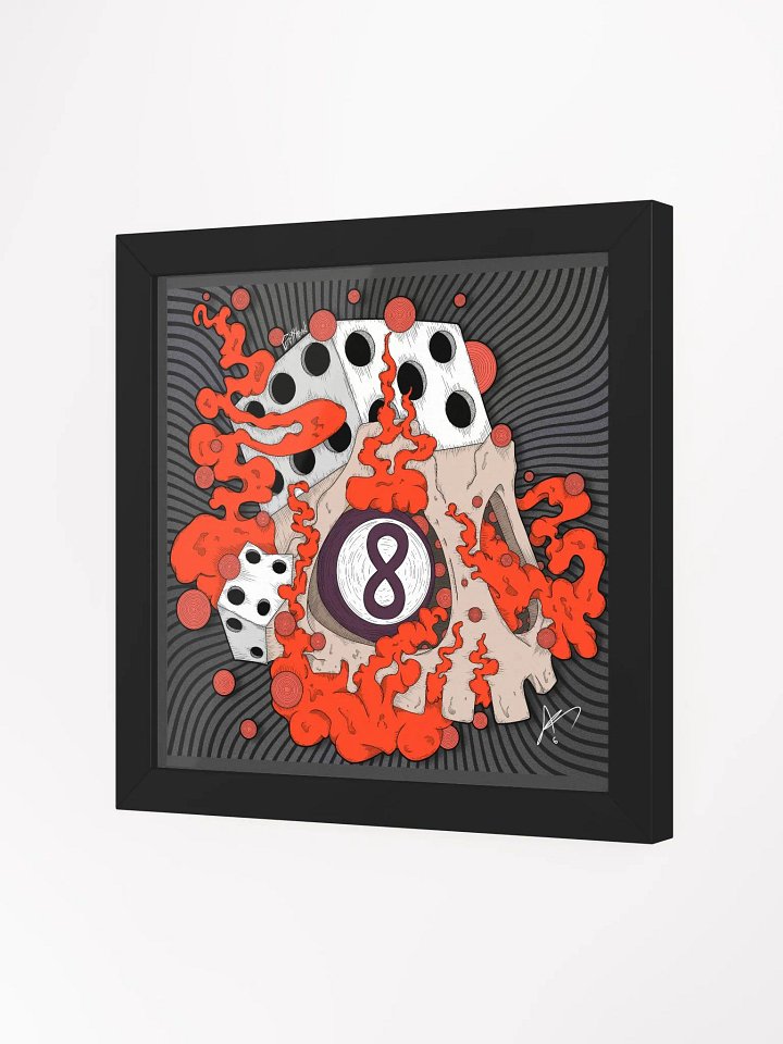 FRAMED - Dice Skull Framed product image (2)