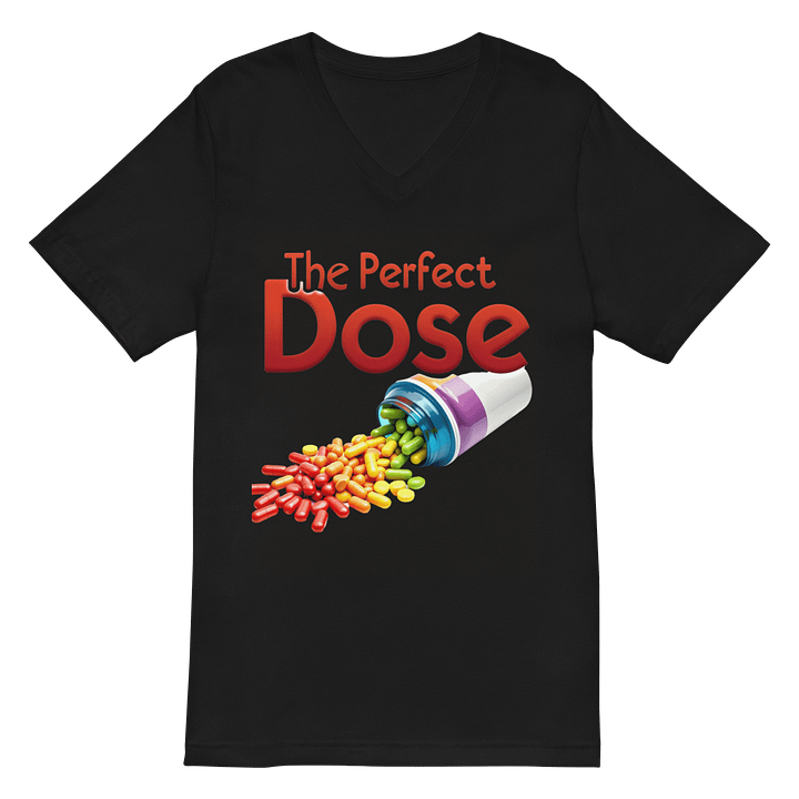 The Perfect Dose Unisex V-Neck Tee product image (3)