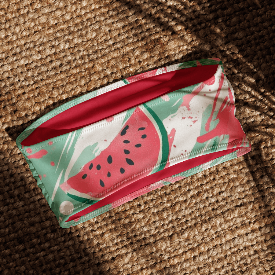 Watermelon Mint Granita Cream Bandeau Top product image (4)