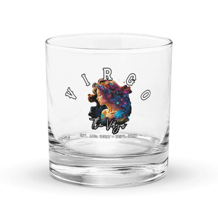 Virgo - Zodiac Rocks Glass product image (1)