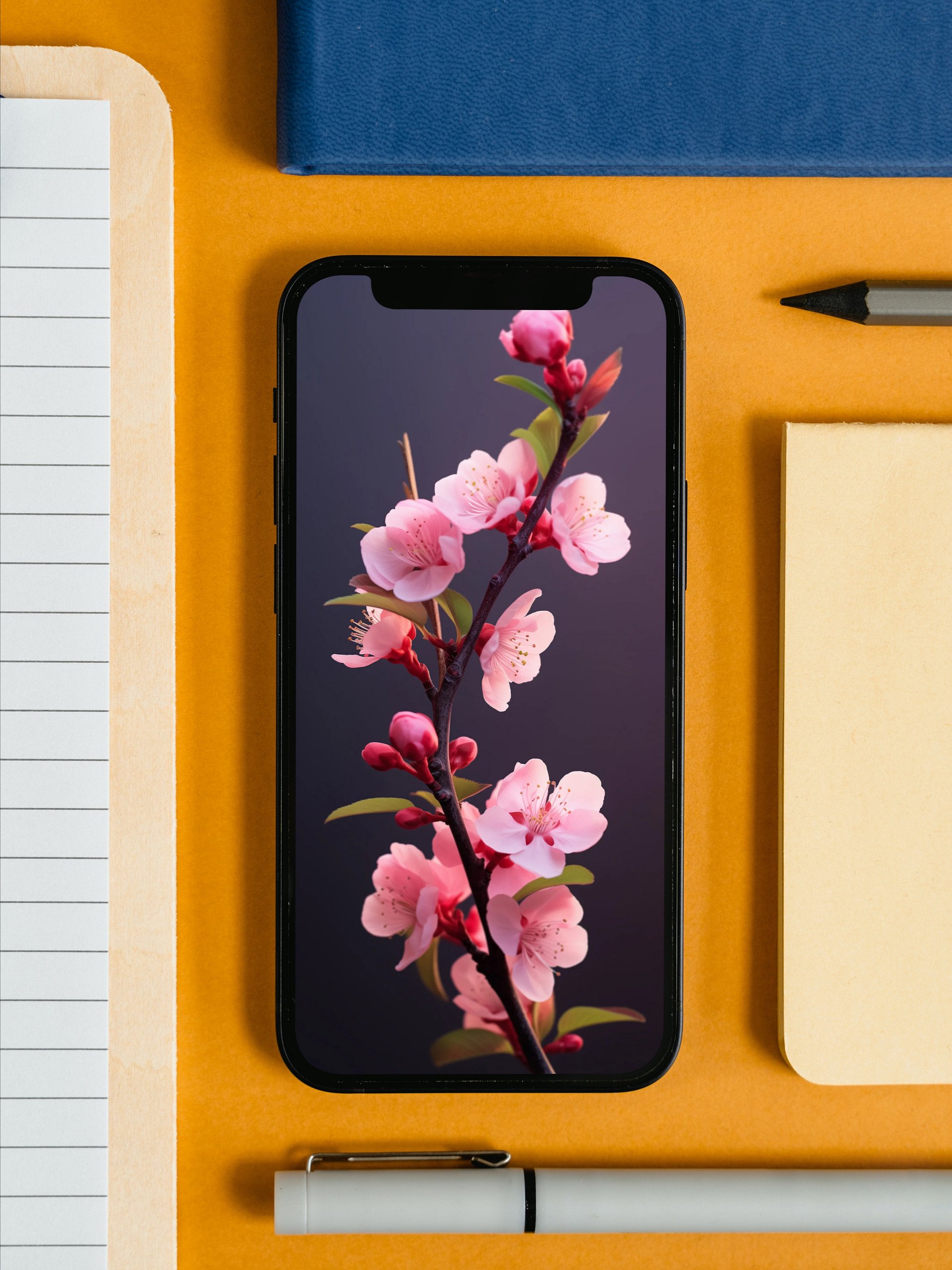 Cherry Blossom | Modern & Minimal | Phone Wallpaper product image (9)