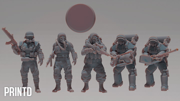 After the Fall Part 3 - Modern Warfare Wargame Resin Models Zona Alpha Zona Alpha product image (2)