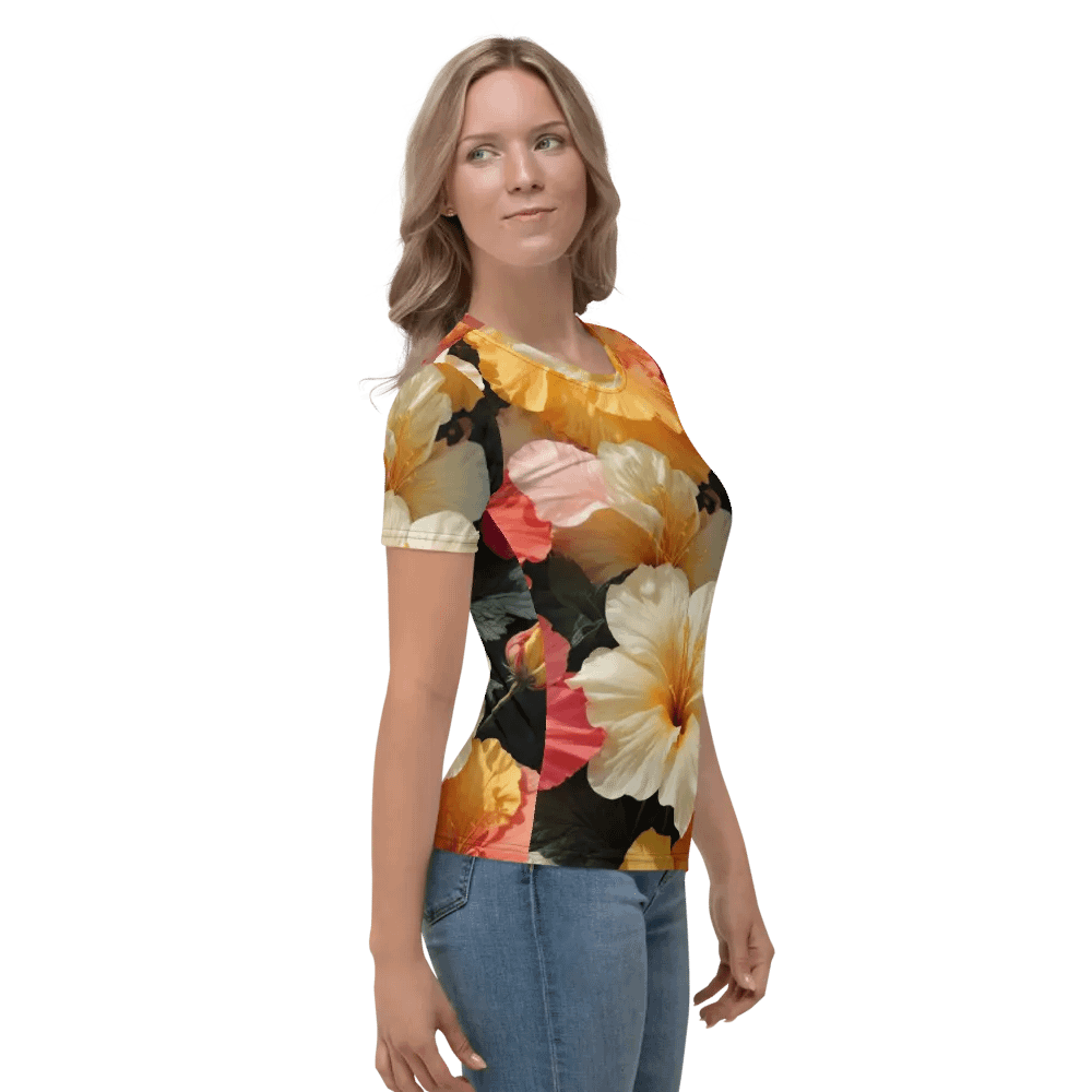 Hibiscus Serenade: Petal Perfect Tees product image (3)