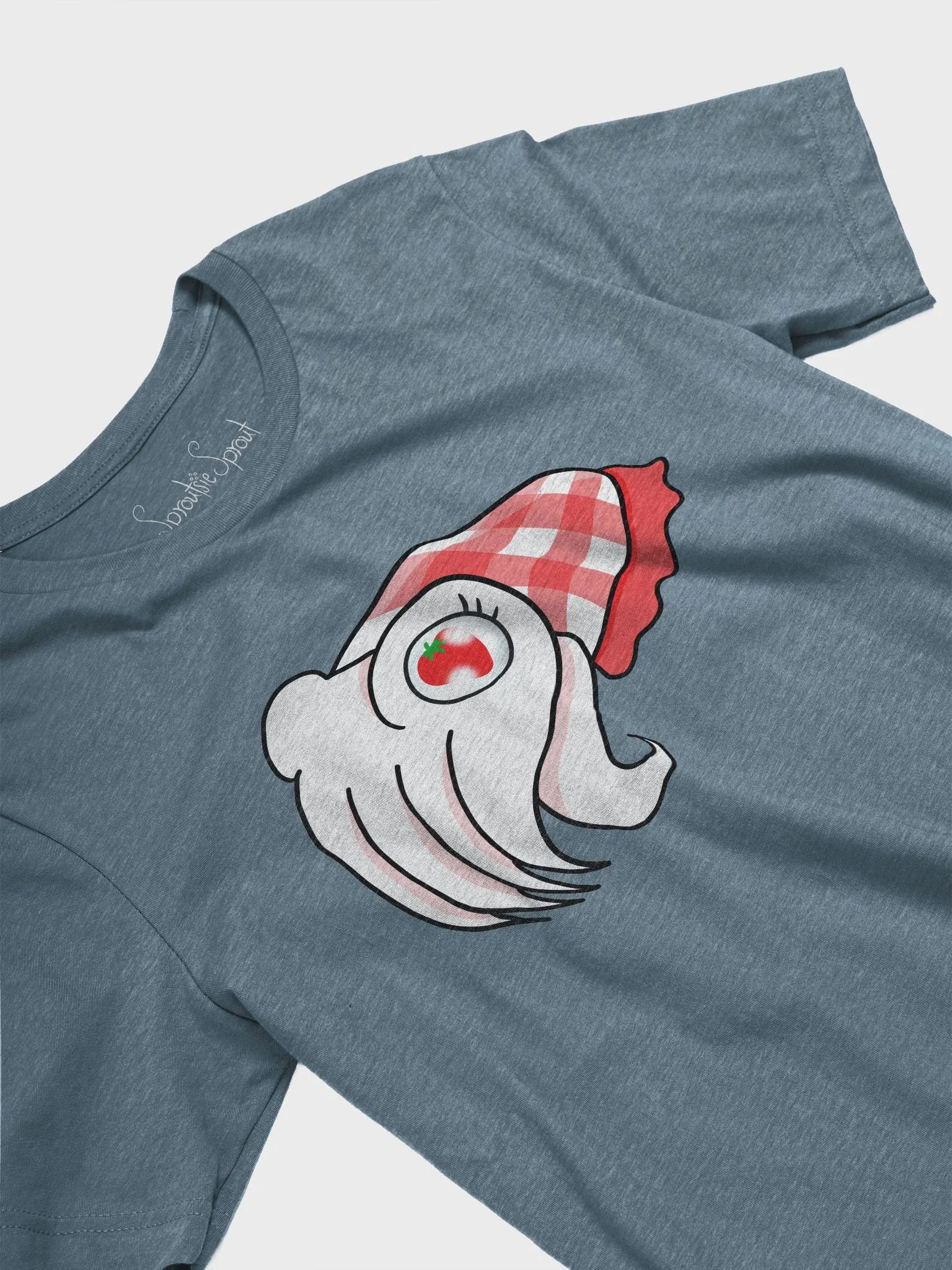 Strawberry Plaid Cuttlefish Tee product image (4)