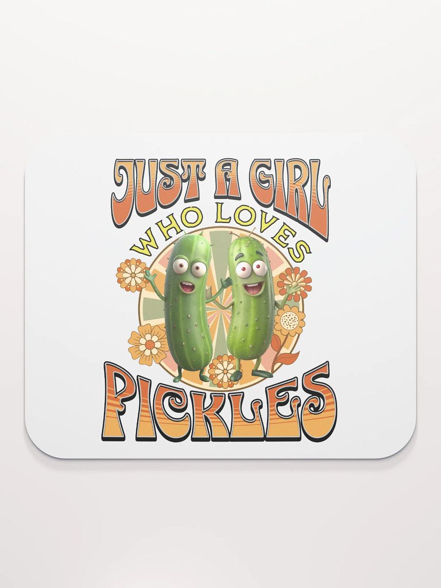 Just A Girl Who Loves Pickles Paradise Mouse Pad product image (1)