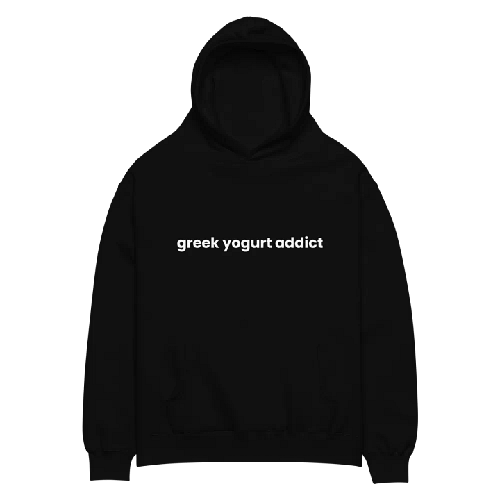 unisex "greek yogurt addict" oversized hoodie product image (2)