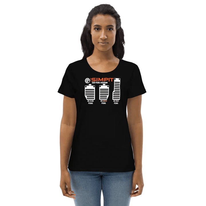 Women's Fitted Pedal Diagram Tee product image (1)
