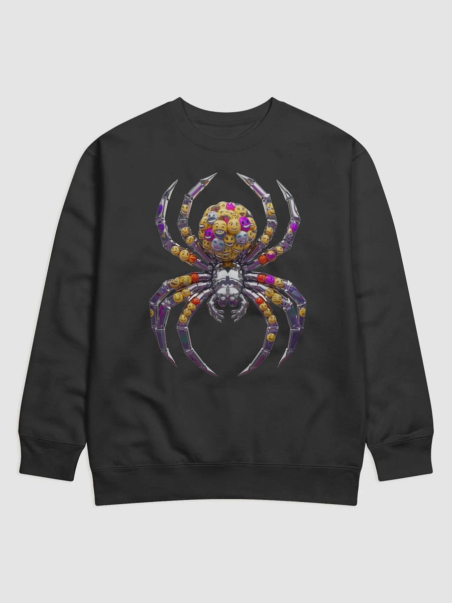 Surreal Emoji Metallic Spider Y2K Art Sweater product image (1)