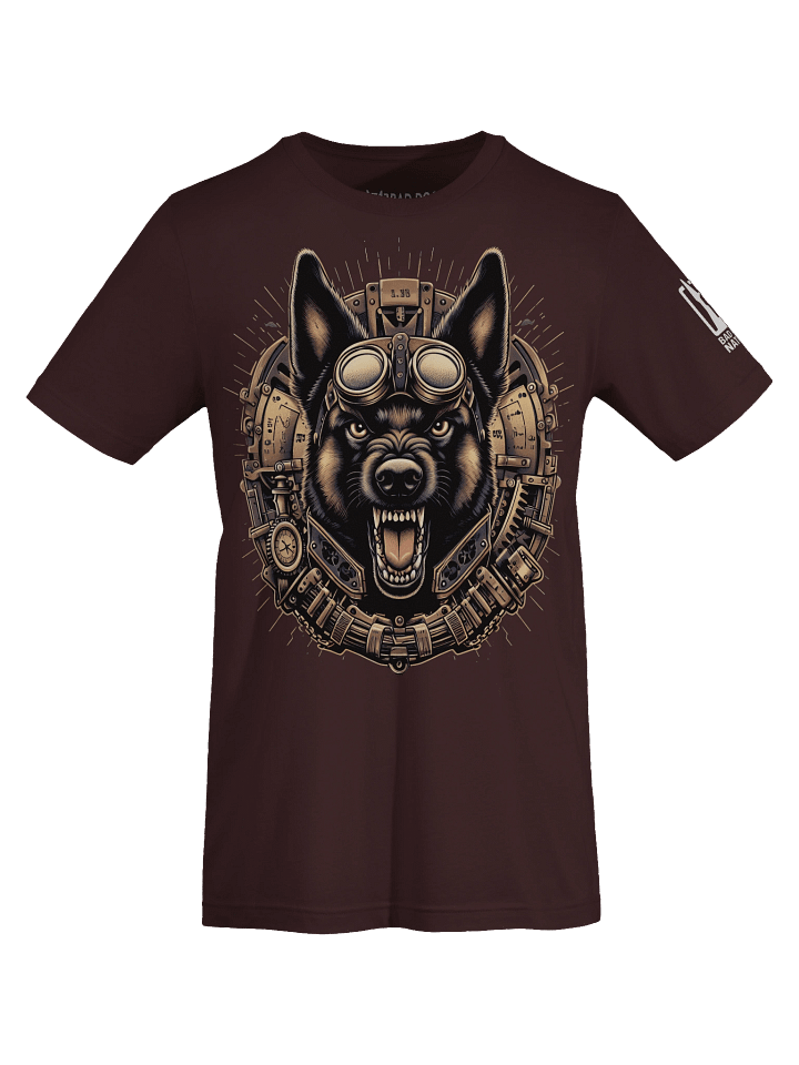 Steampunk Malinois - PREMIUM ADULT UNISEX T-SHIRT product image (1)