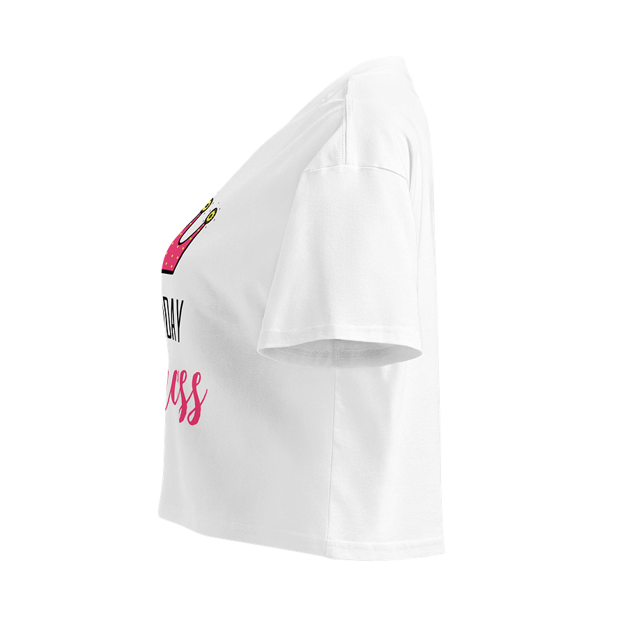 Birthday Princess Crown Crop Top product image (31)