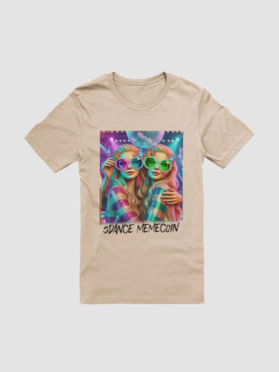GEMINI TWINS - DANCE MEMECOIN - PREMIUM TEE - TAN product image (3)