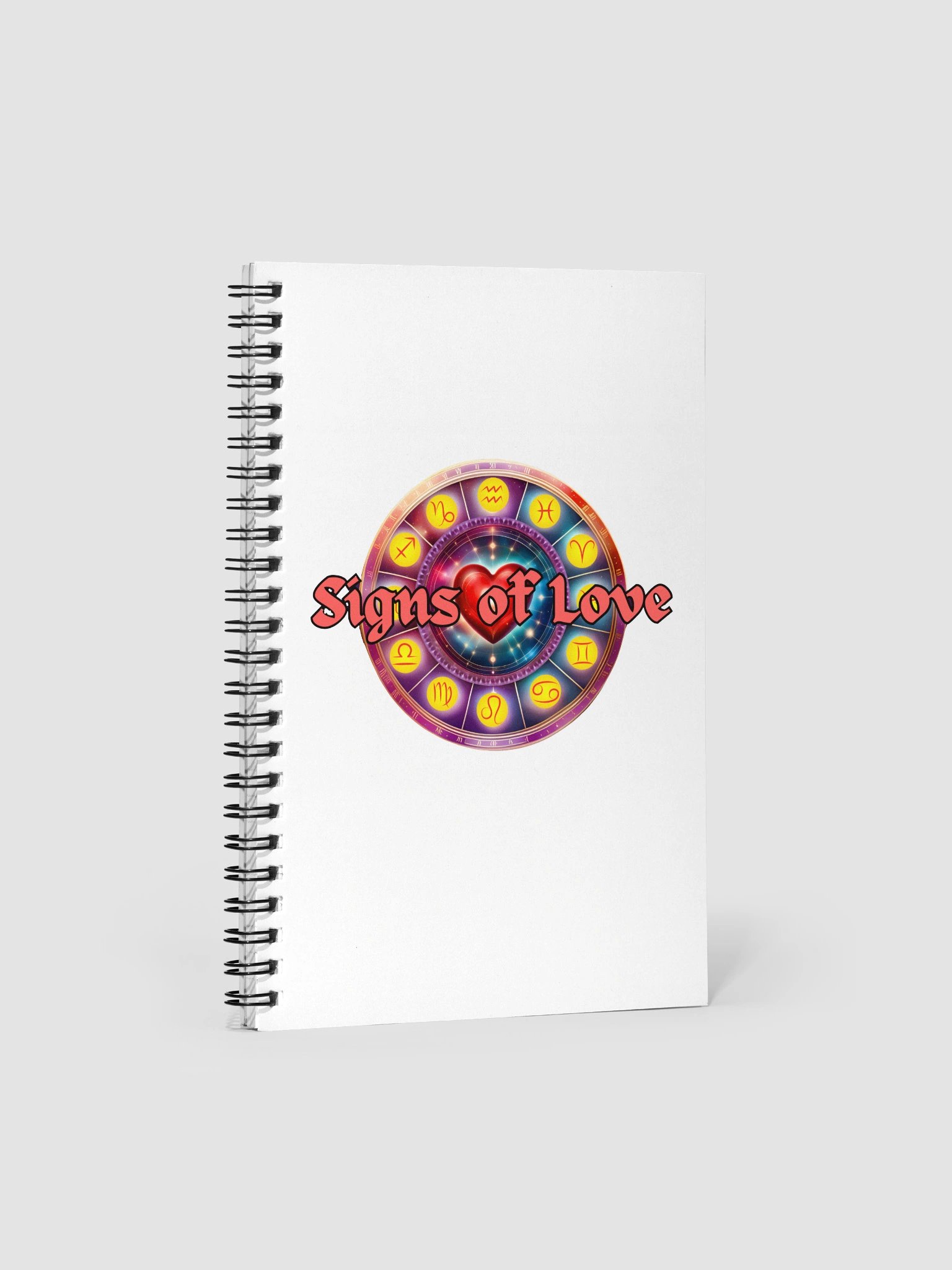 Signs of Love Logo Spiral Notebook product image (1)