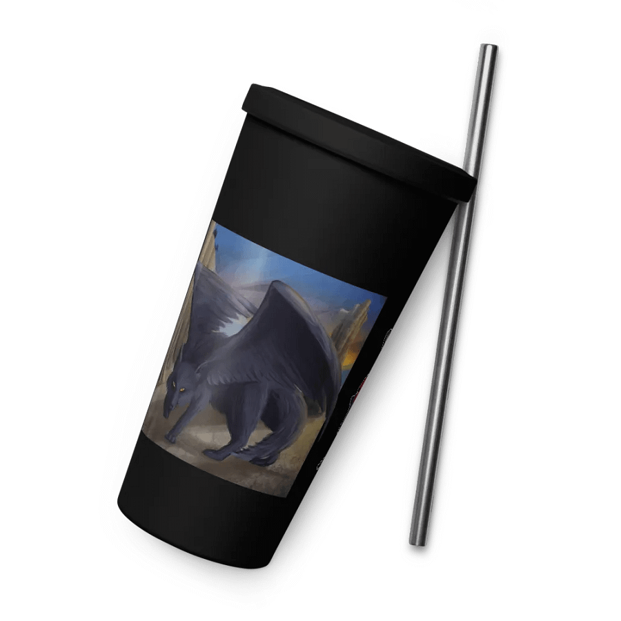Wolvaren Stainless Tumbler w/Straw product image (9)