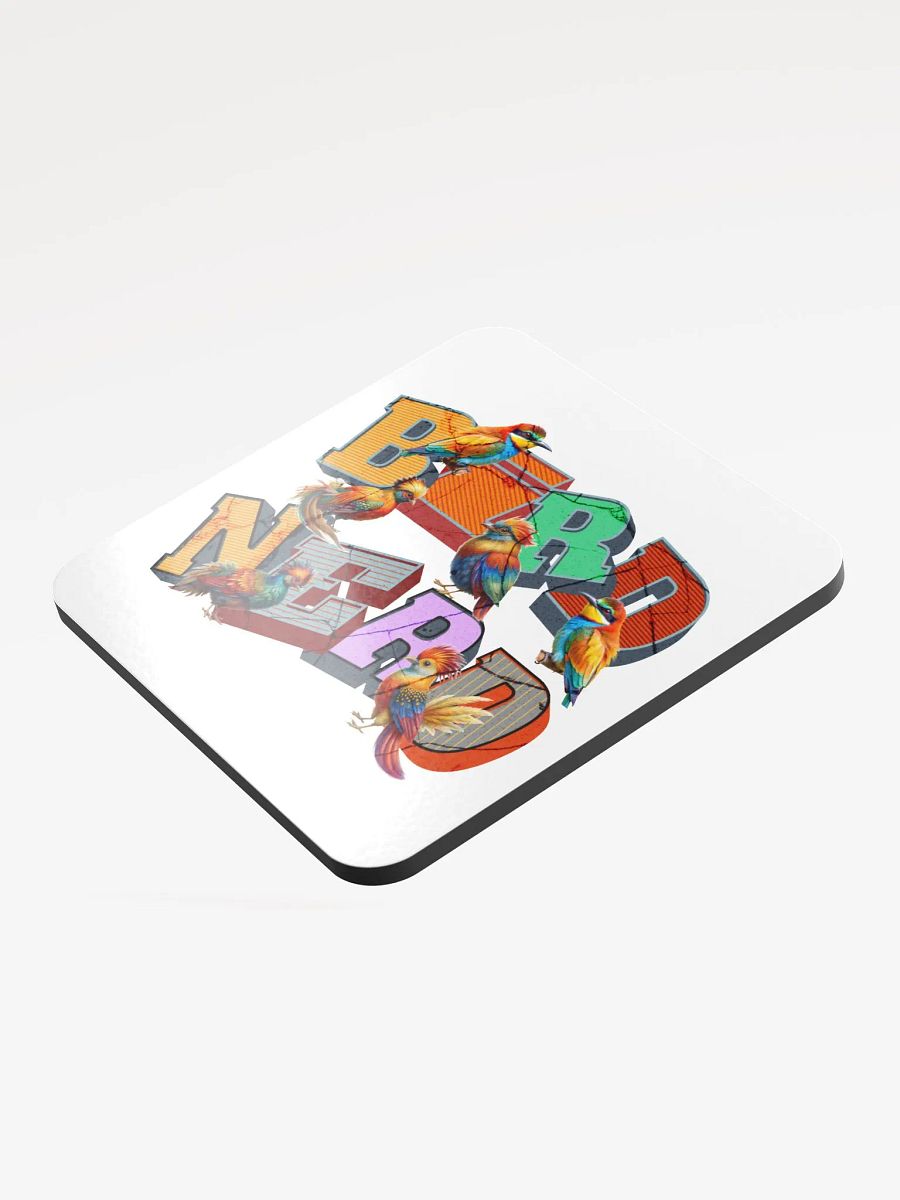 Bird Nerd Avian Charm Glossed Coaster product image (3)