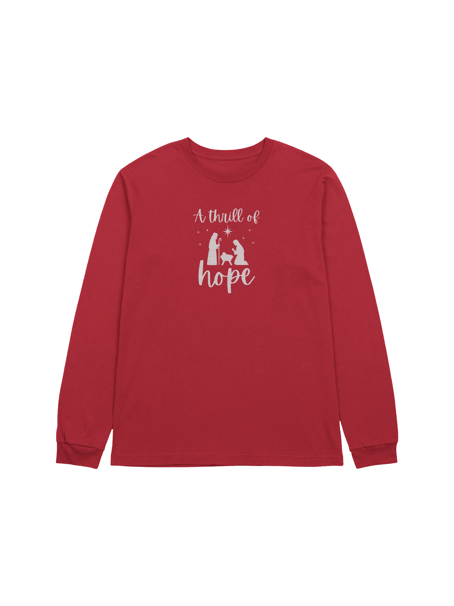 A thrill of hope long sleeve product image (1)
