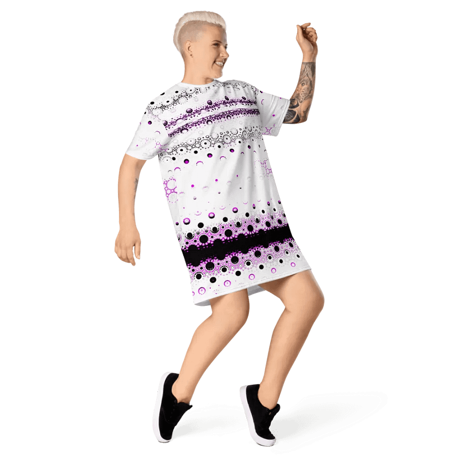 Abstract Tones T Shirt Dress product image (6)