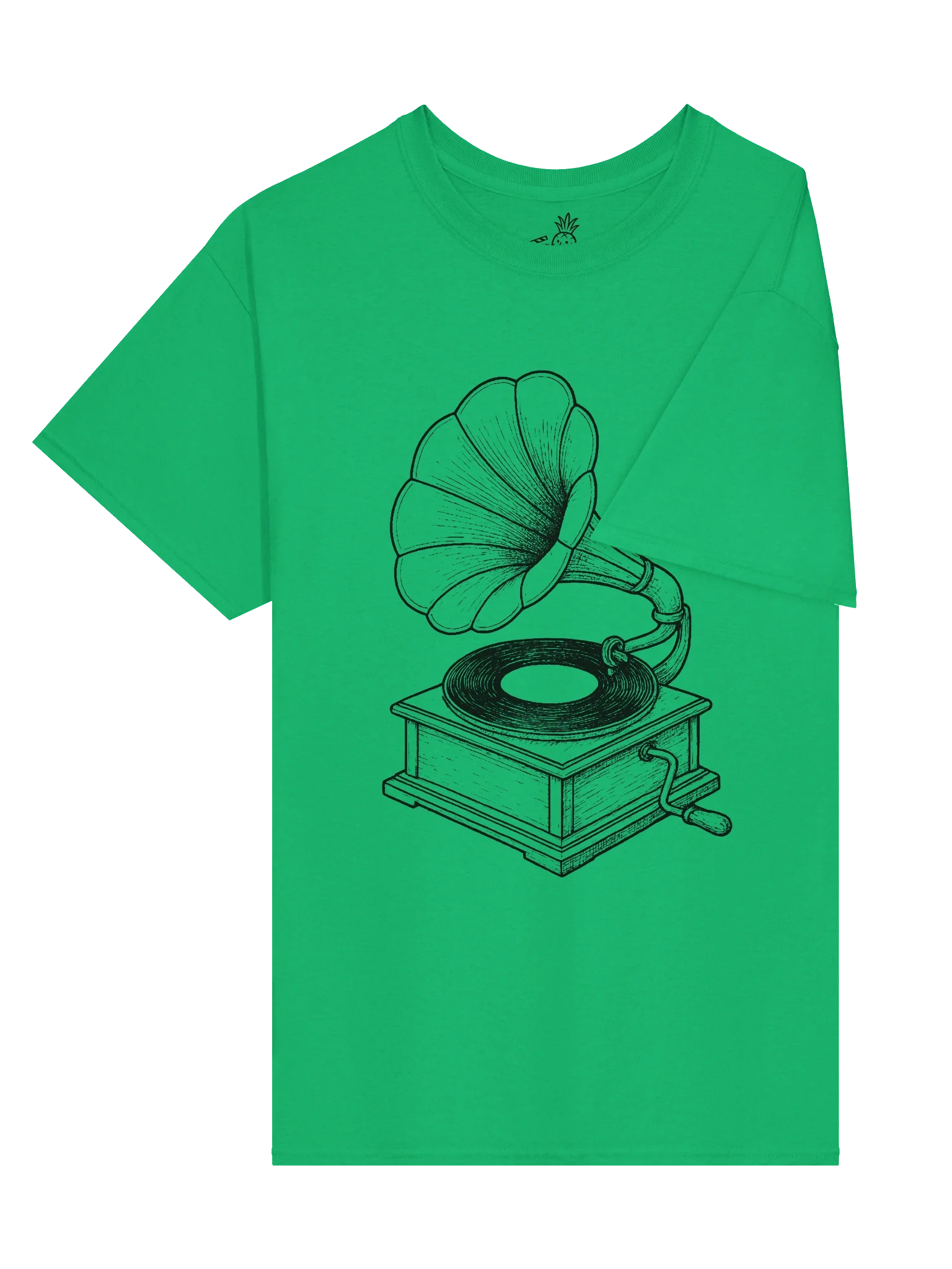 Gramphone and Vinyl Record Boxy Fit Unisex T-Shirt product image (20)