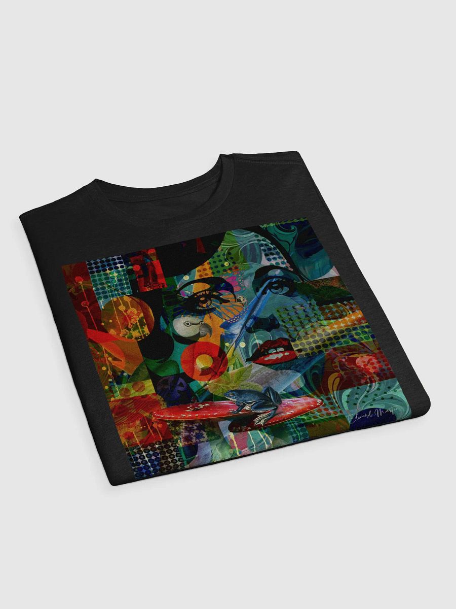 'Among the Wild' by Edward Martin Mixed Media Collage -Ethereal Dreamscape T-Shirt product image (6)