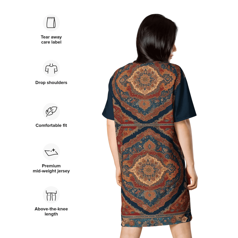 Outstanding Oriental Design Dress Tee product image (10)
