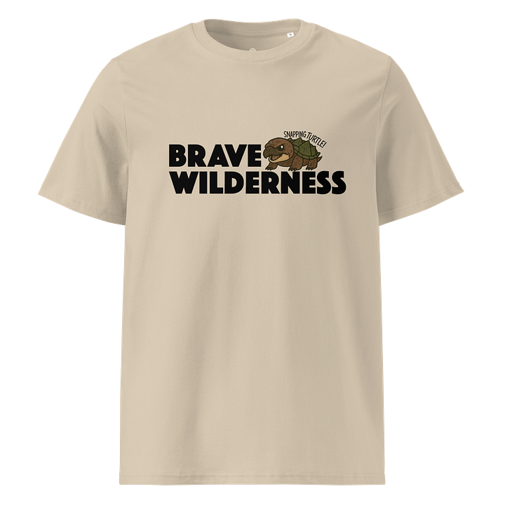 Brave Buddies Snapping Turtle Organic Unisex T-Shirt product image (1)