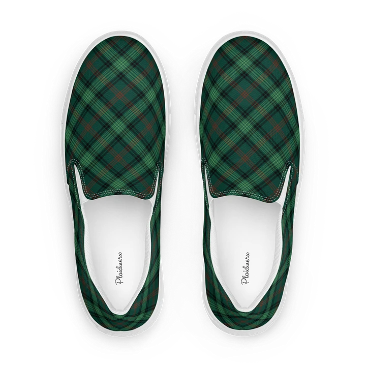Ross Hunting Tartan Men's Slip-On Shoes product image (1)