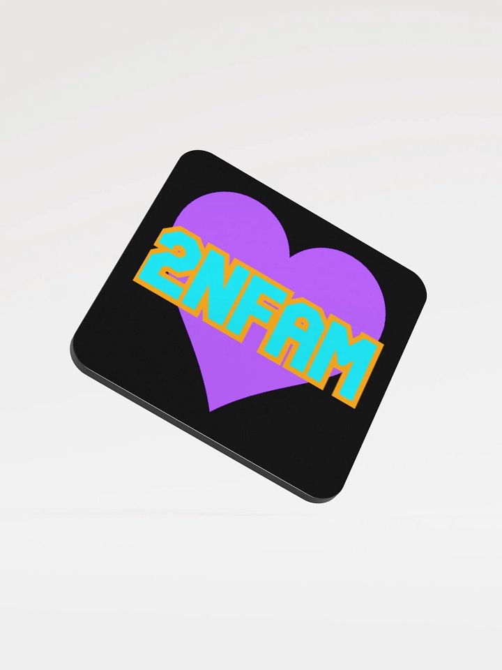2NFAM Heart Coaster (Black) product image (1)