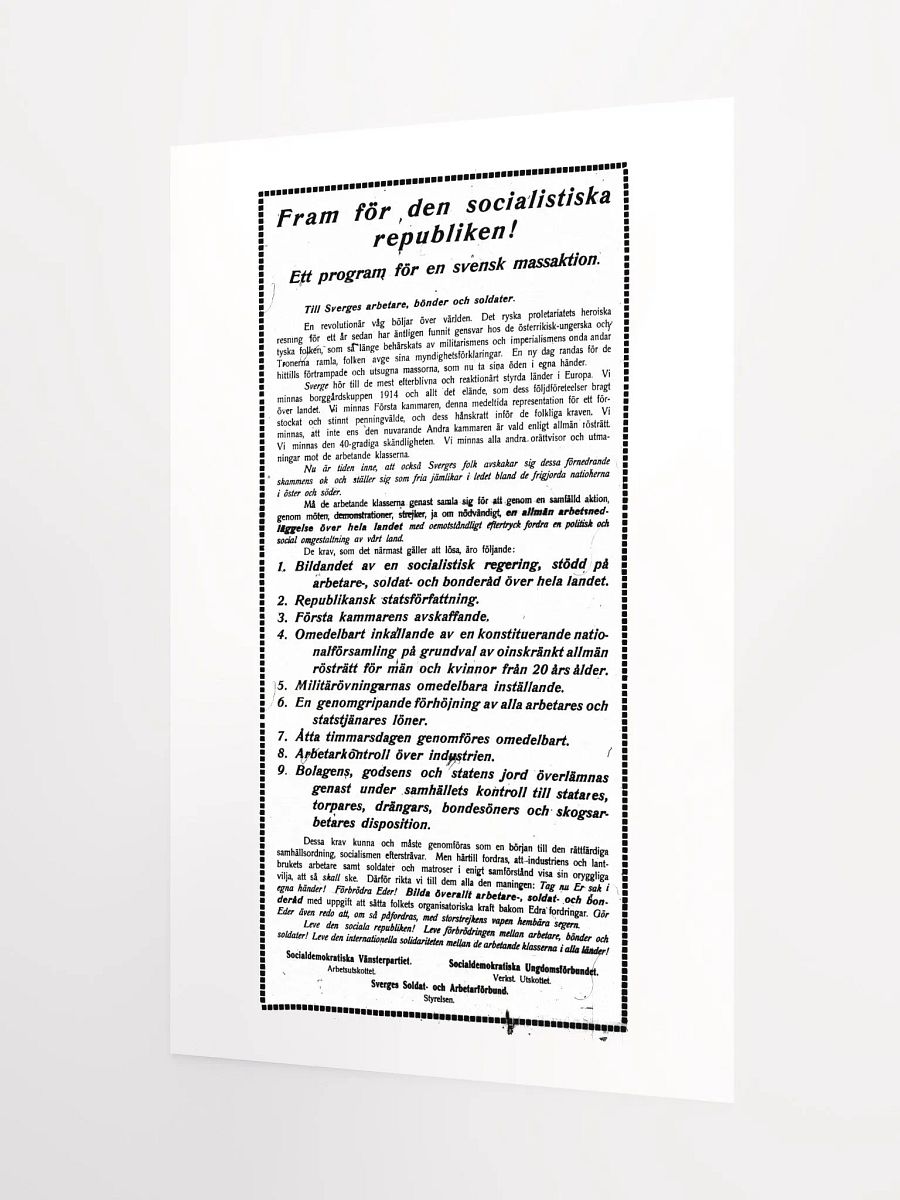 Fram för den socialistiska republiken! product image (3)
