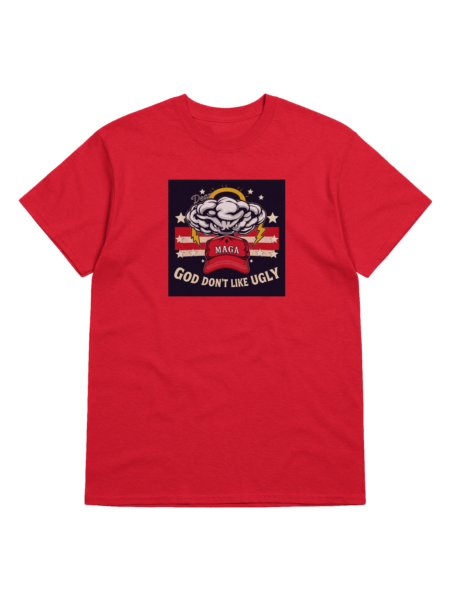 Dear MAGA, God Don't Like Ugly - T-Shirt product image (2)