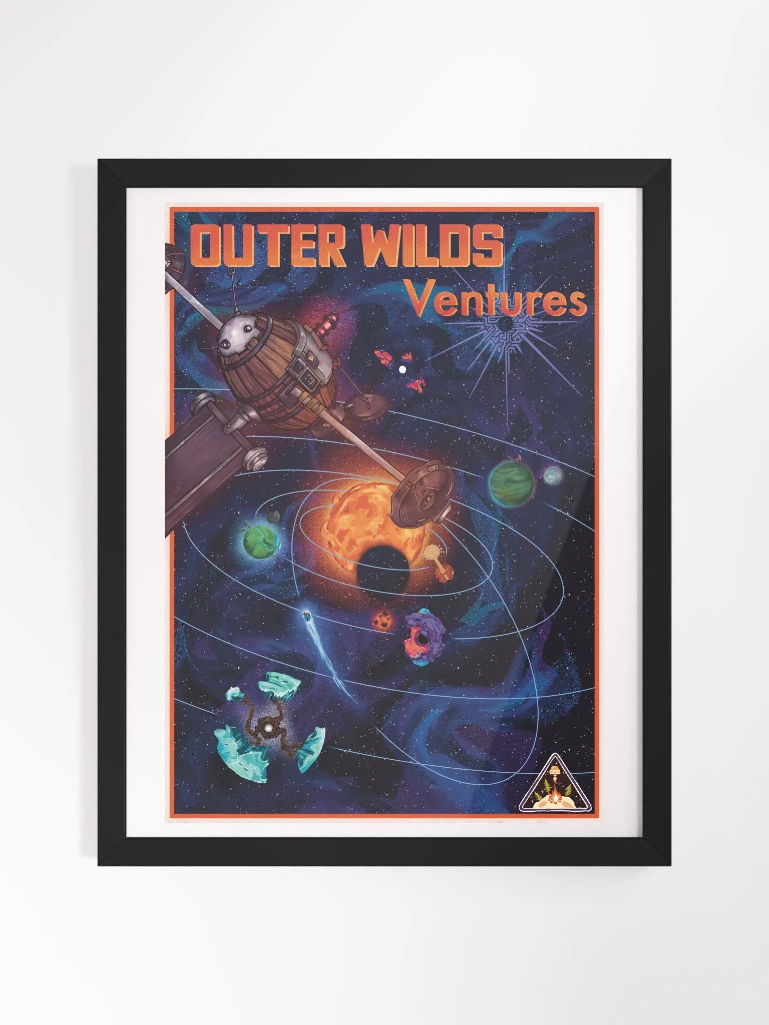 Outer Wilds Ventures poster (Framed) product image (1)