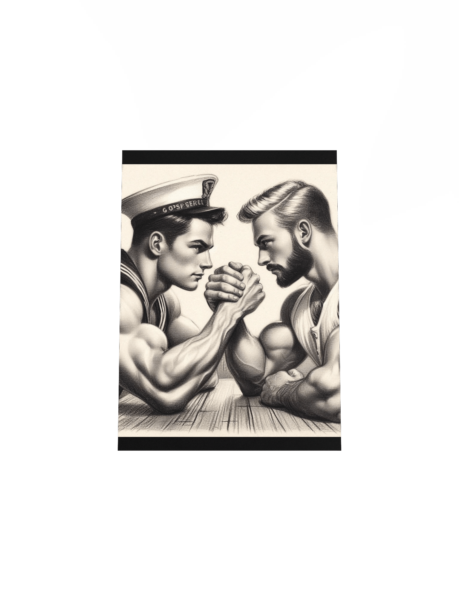 Up Close and Personal: Sailors – Tom of Finland Tribute Gay Pride Graphic Design Poster product image (4)
