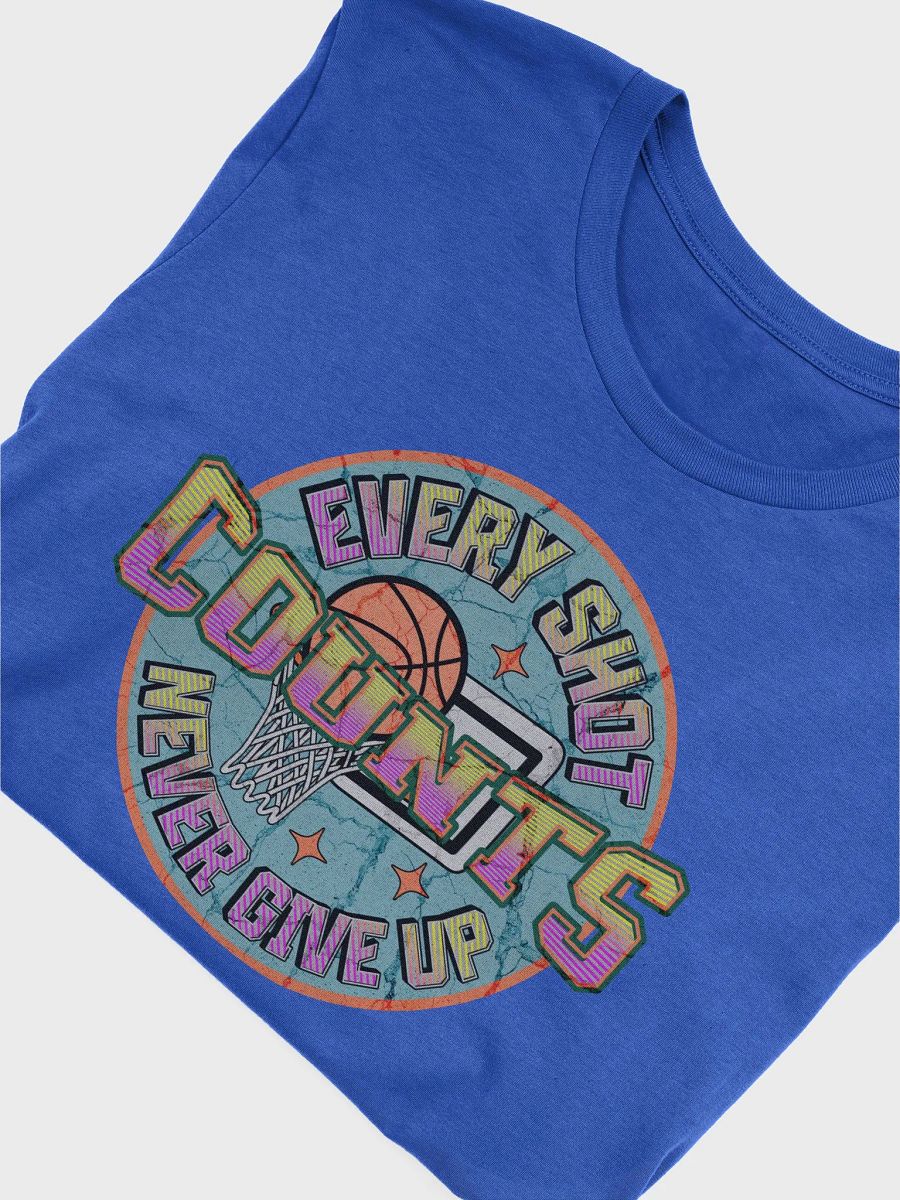 Every Shot Counts Basketball Motivational Circle T-Shirt product image (56)