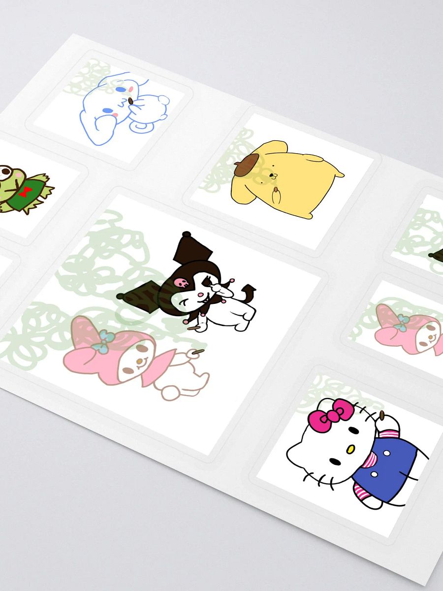 Sanrio Smoking Sticker Set!!!!!!!! product image (3)