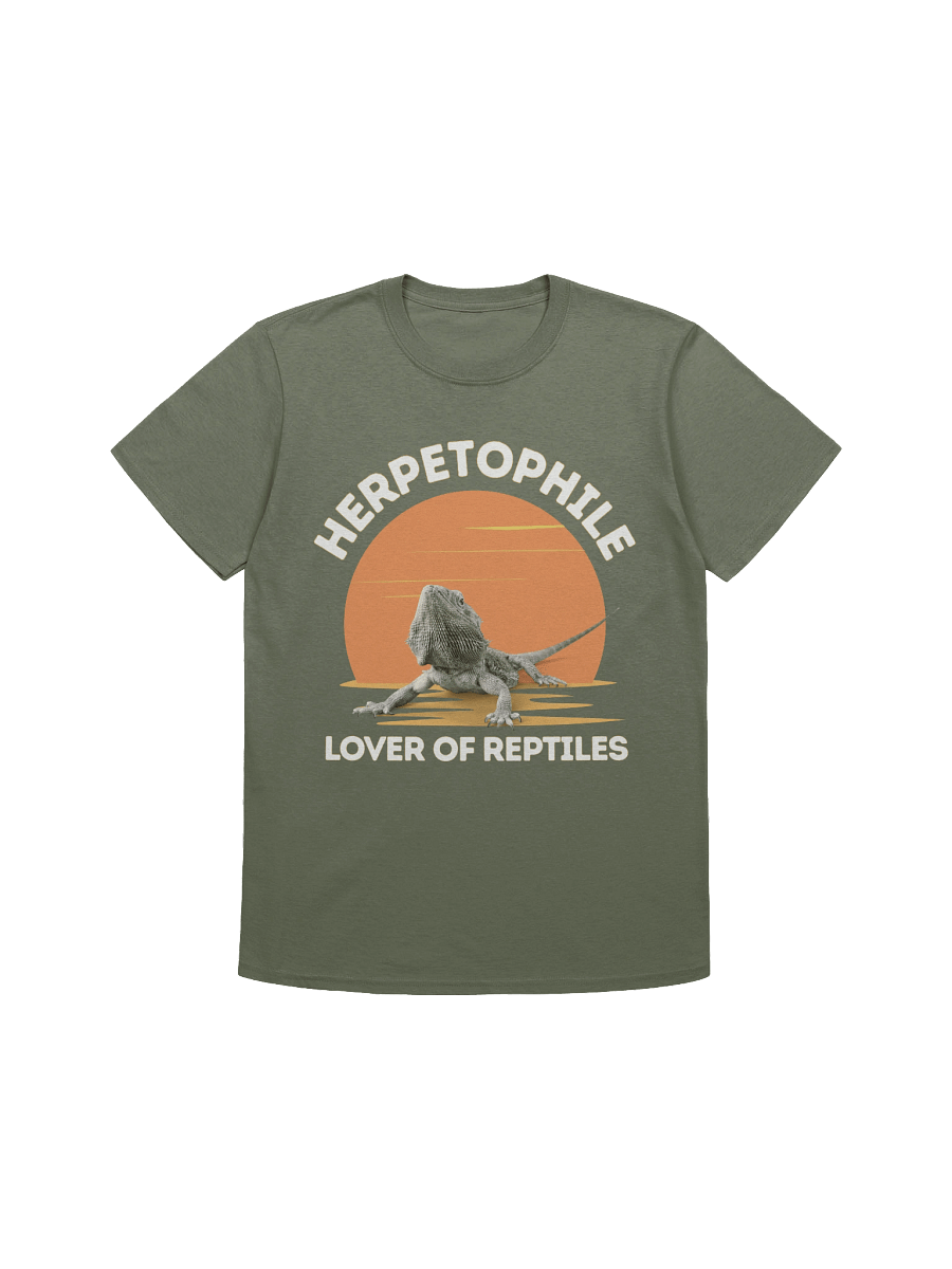 Retro Sunset Herpetophile T-Shirt | Bearded Dragon Reptile Lover Gift Tee product image (10)