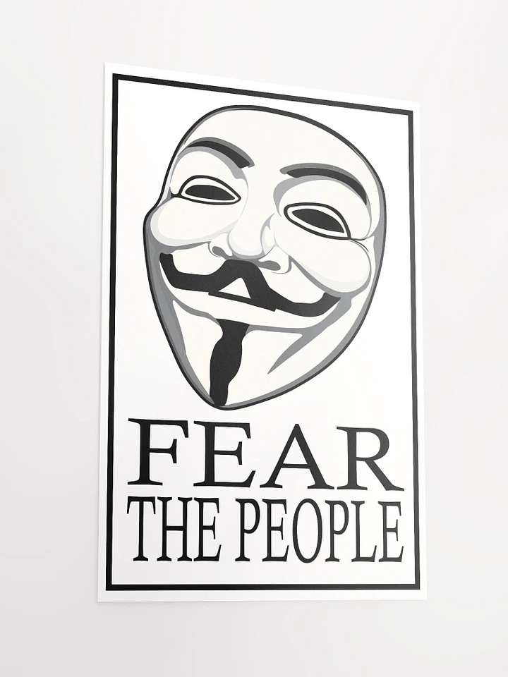 Fear The People - Black - Enhanced Matte Paper Poster product image (1)