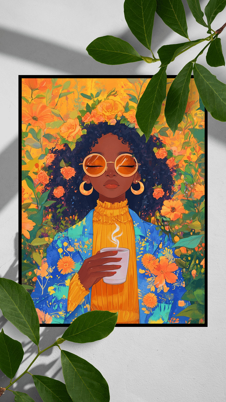 Sunshine And Coffee On Matte Poster Paper product image (1)