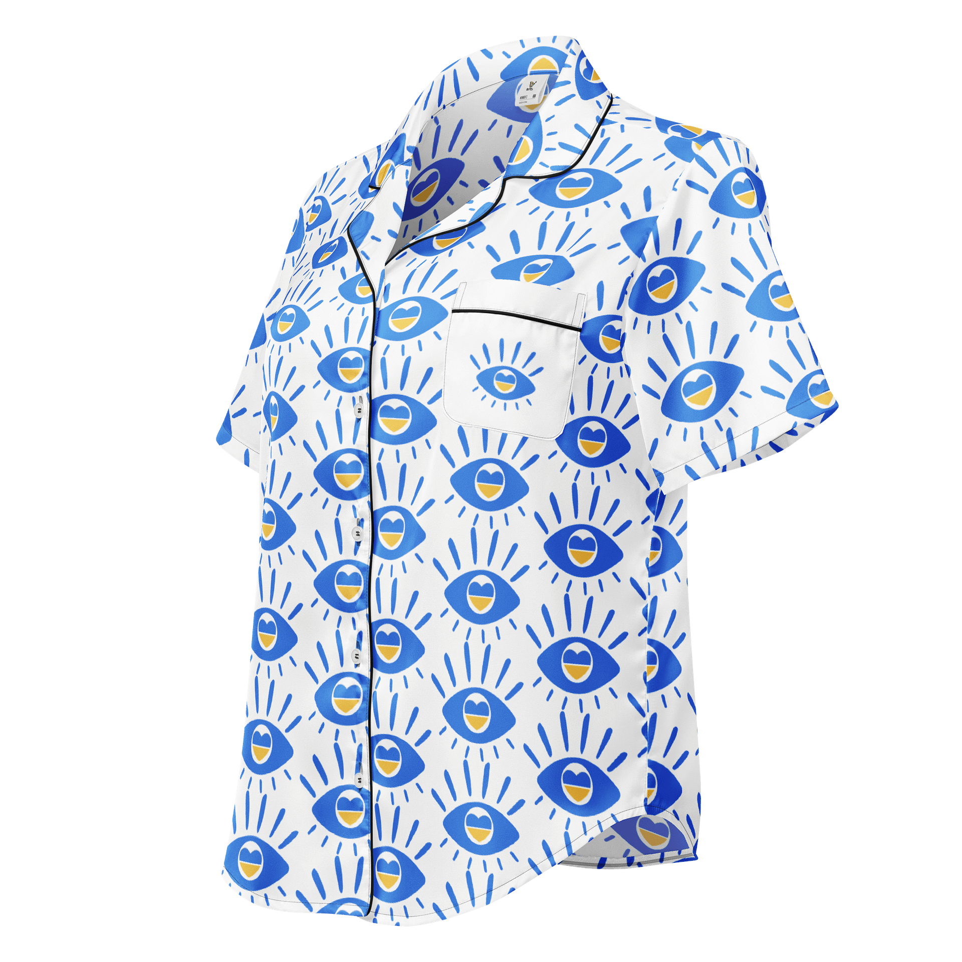 Emoji Bliss Silky Pajama Top product image (1)