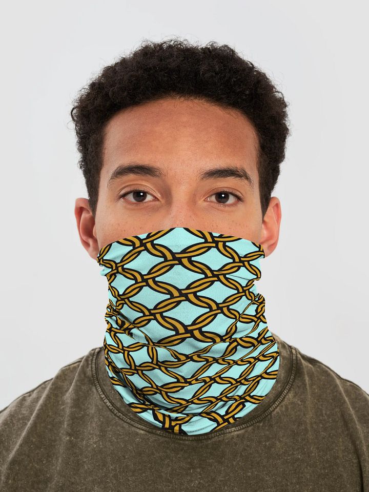 Inter locking circles Neck Gaiter product image (1)