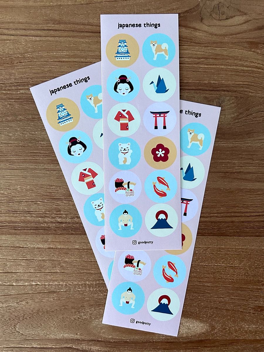 Sticker Sheet - Japanese Things product image (1)
