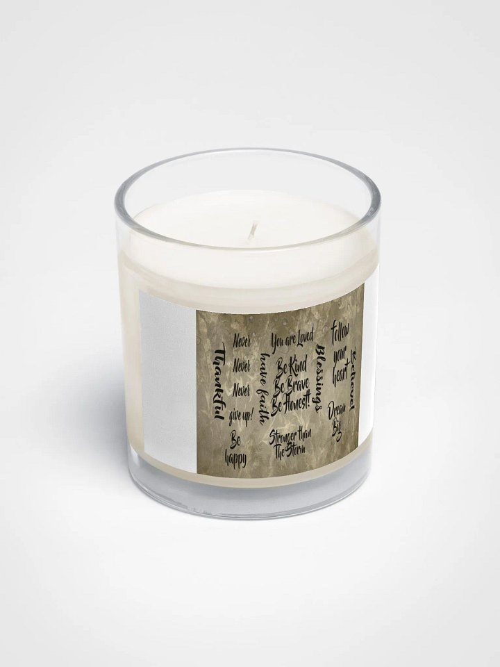 Positivity Affirmation Soy Wax Candle product image (2)