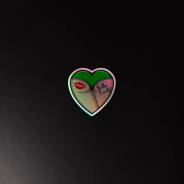 HEART BUTT STICKER product image (4)
