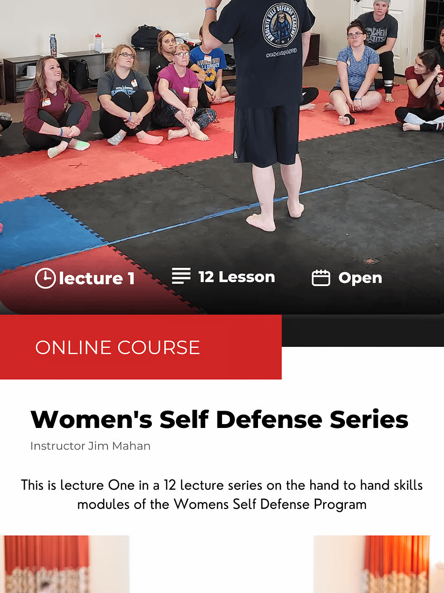 Basic Empty Hand Self Defense Class product image (1)