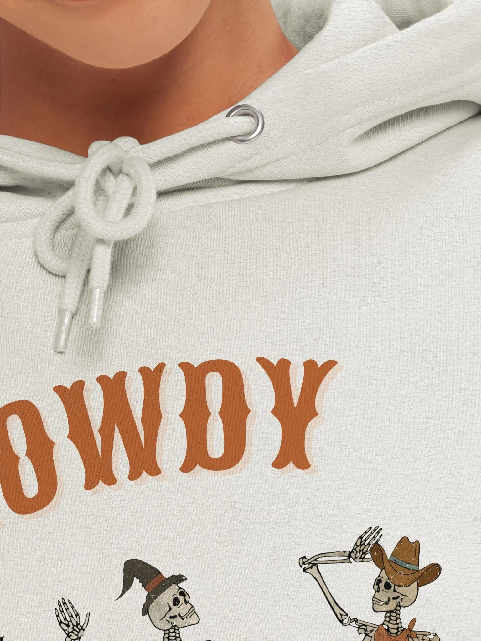 Halloween Dancing Cowboy Skeletons Premium Hoodie product image (7)