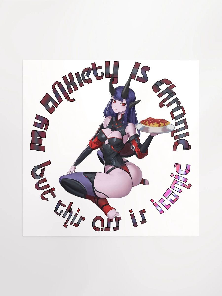 Anxiety Chronic, Ass Iconic Poster product image (1)