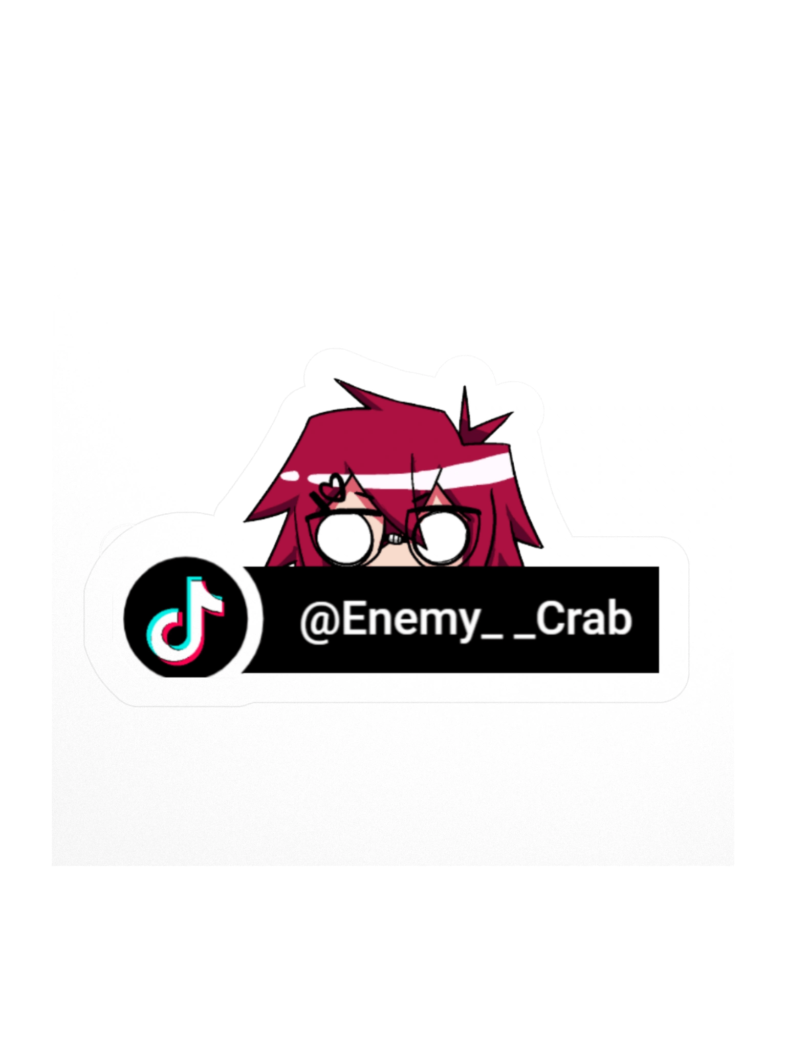 Enemy Crab TikTok Logo Sticker product image (2)