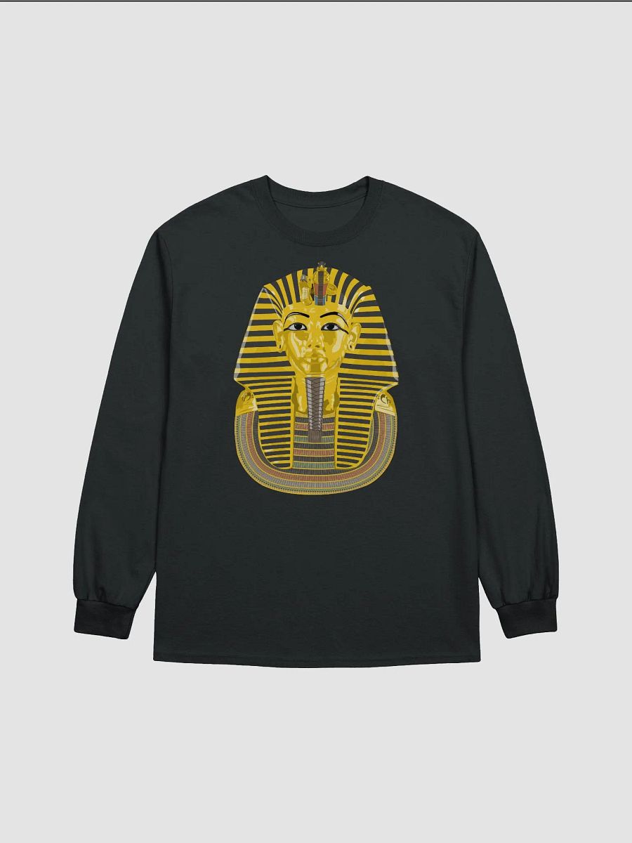 Tutankhamun Mask Printed Classic Long Sleeve T-Shirt product image (1)
