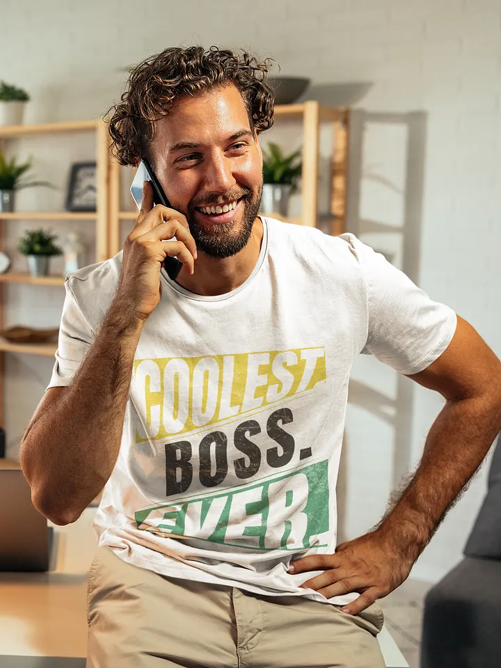 Special Edition Heavyweight T-Shirt – Coolest Boss Ever | Ultra-Soft, Elevated Fit & Leadership-Inspired product image (2)